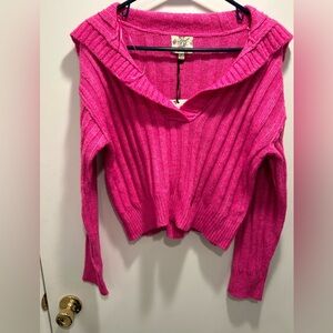Hippie Rose small fuchsia sweater. Never worn.